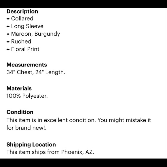 Ann Taylor button down long sleeve shirt  small - Picture 4 of 4